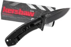 Kershaw Cryo 1555BW, Blackwashed -Rabais Couteaux Soldes KE1555BW 09 kershaw cryo ke1555bw 09