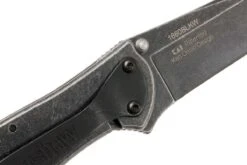 Kershaw Leek 1660BLKW Plain Edge, Noir -Rabais Couteaux Soldes KE1660BLKW 06 kershaw leek ke1660blkw 06