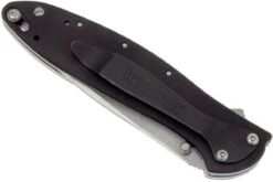 Kershaw Leek 1660SWBLK Stonewashed, Noir -Rabais Couteaux Soldes KE1660SWBLK 04 kershaw leek ke1660swblk 04