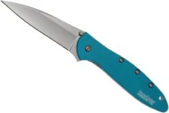 Kershaw Leek 1660TEAL Plain Edge, Vert D'eau -Rabais Couteaux Soldes KE1660TEAL 02 kershaw leek ke1660teal 02