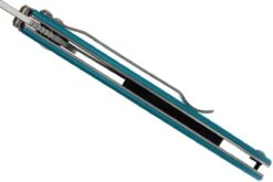 Kershaw Leek 1660TEAL Plain Edge, Vert D'eau -Rabais Couteaux Soldes KE1660TEAL 07 kershaw leek ke1660teal 07