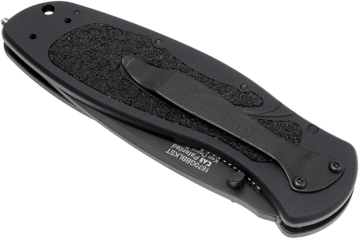 Kershaw 1670GBBLKST Blur Black En Partie Cranté 6 Kershaw 1670GBBLKST Blur Black En Partie Cranté - Image 4