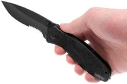 Kershaw 1670GBBLKST Blur Black En Partie Cranté 20 Kershaw 1670GBBLKST Blur Black En Partie Cranté -Rabais Couteaux Soldes KE1670GBBLKST 09 kershaw blur ke1670gbblkst 09