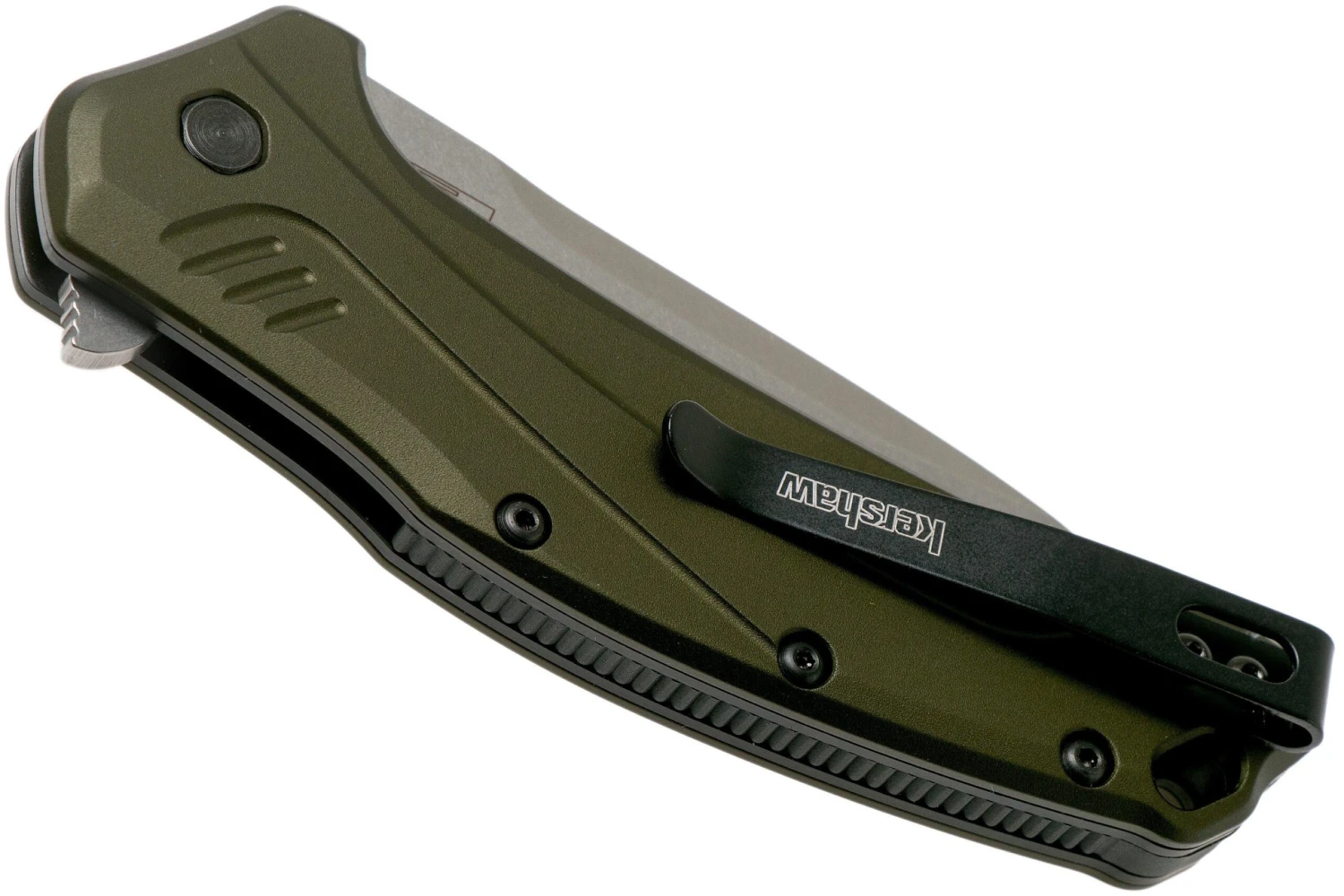 Kershaw Link Olive 1776OLSW CPM 20CV Couteau De Poche, Manche En Aluminium 6 Kershaw Link Olive 1776OLSW CPM 20CV Couteau De Poche, Manche En Aluminium - Image 4