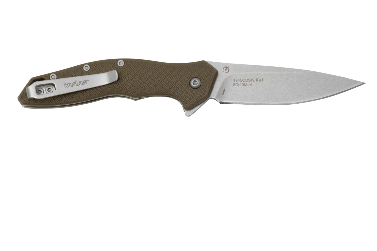Kershaw Shoreline ODSW 1845 Desert Tan FRN Couteau De Poche 4 Kershaw Shoreline ODSW 1845 Desert Tan FRN Couteau De Poche - Image 2