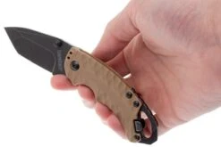 Kershaw Shuffle II 8750TTANBW, Tan -Rabais Couteaux Soldes KE8750TTANBW 08 kershaw shuffle ii ke8750ttanbw 08