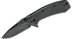 Couteau Kershaw Cryo A/O Lame Acier 8Cr13MoV Blackwash Manche Acier KS1555BWX - Free Shipping