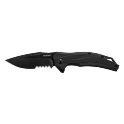 KS1645BLKST Couteau Semi Automatique Kershaw Lateral A/O Lame Acier 8Cr13MoV Combo - Livraison Gratuite