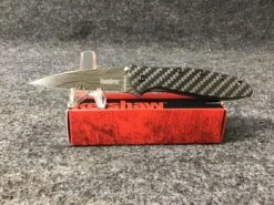 KS1660CFDAM Couteau Kershaw Leek Damas A/O Lame Damas Manche Fibre Carbone USA - Livraison Gratuite