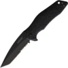 KS1835TBLKSTWMX Couteau Semi Automatique Kershaw Kuro Tanto A/O Lame Acier 8Cr13MoV - Livraison Gratuite -Rabais Couteaux Soldes KS1835TBLKSTWMX zoom