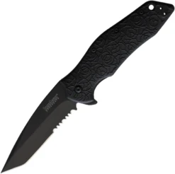 KS1835TBLKSTWMX Couteau Semi Automatique Kershaw Kuro Tanto A/O Lame Acier 8Cr13MoV - Livraison Gratuite