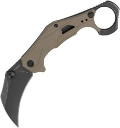 KS2064TANBW Couteau Kershaw Outlier Karambit Tan A/O Lame Acier 8Cr13MoV - Livraison Gratuite