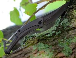 Couteau Kershaw Reverb XL Lame Acier 8Cr13MoV Manche G10/Fibre De Carbone KS1225 - Livraison Gratuite