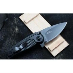 Couteau Kershaw Spoke Lame Acier 4Cr14 Black-Oxide GFN Linerlock KS1313BLK - Free Shipping