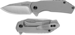 KS1375 Couteau Kershaw Valve A/O Lame 4Cr14 Manche Acier - Livraison Gratuite