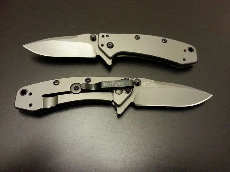 Couteau Kershaw Cryo Ouverture Assistée Acier 8Cr13Mov Titane Manche Acier Titante KS1555TI - Free Shipping 3 Couteau Kershaw Cryo Ouverture Assistée Acier 8Cr13Mov Titane Manche Acier Titante KS1555TI - Free Shipping