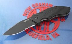 Couteau Kershaw Clash Assisted Opening Lame Acier 8Cr13Mov Serrated Manche FRN KS1605CKTST - Free Shipping
