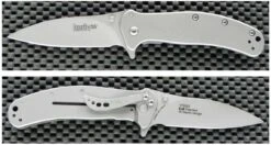Couteau Kershaw Zing Acier 8Cr13Mov Manche Acier Cran D'Arrêt KS1730SS - Free Shipping