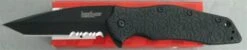 Couteau Kershaw Kuro Tanto Serrated Acier 8Cr13Mov Manche Fibre De Nylon KS1835TBLKST - Free Shipping