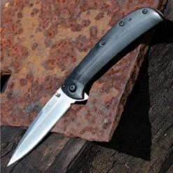 Couteau Kershaw Al Mar AM-3 A/O Lame Acier 8Cr13MoV Manche G-10/Acier Framelock Clip KS2335 - Free Shipping