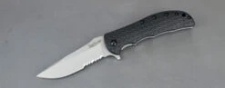 Couteau Kershaw Volt II A/O Lame Acier 8Cr13Mov Serrated Manche Fibre De Nylon KS3650ST - Livraison Gratuite