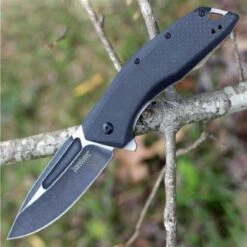 Couteau Kershaw Flourish A/O Lame Acier 8Cr13MoV Manche G10/Fibre Carbone KS3935 - Free Shipping