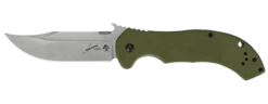 Couteau Kershaw Emerson CQC-10K Lame Acier 8Cr13MoV Manche Green G-10 Framelock Clip KS6030 - Free Shipping