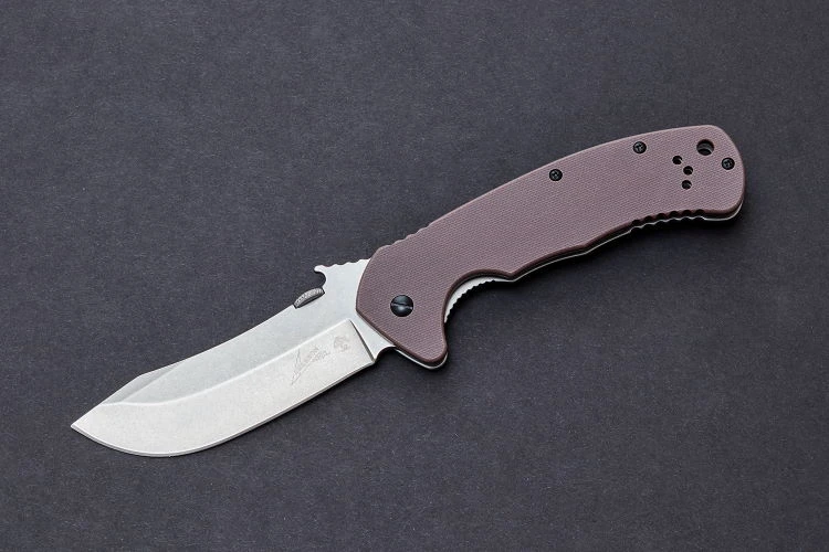 Couteau Kershaw Emerson CQC-11K D2 Manche Brown G10 KS6031D2 - Livraison Gratuite 3 Couteau Kershaw Emerson CQC-11K D2 Manche Brown G10 KS6031D2 - Livraison Gratuite