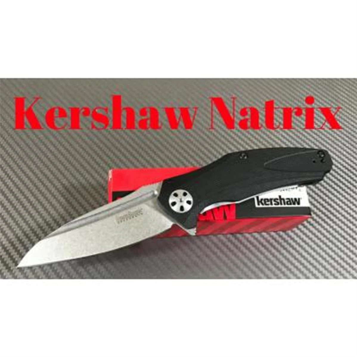Couteau Kershaw Natrix A/O Lame Acier 8Cr13MoV Manche Black G-10 Framelock Clip KS7007 - Free Shipping 3 Couteau Kershaw Natrix A/O Lame Acier 8Cr13MoV Manche Black G-10 Framelock Clip KS7007 - Free Shipping