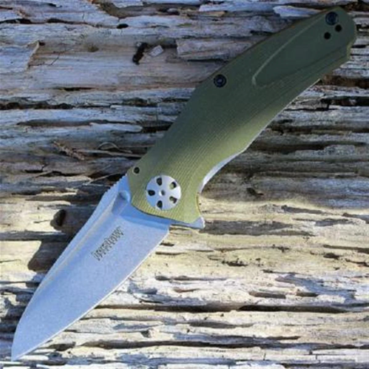 Couteau Kershaw Natrix A/O Lame Acier 8Cr13MoV Manche Olive G-10 Framelock Clip KS7007OL - Free Shipping 3 Couteau Kershaw Natrix A/O Lame Acier 8Cr13MoV Manche Olive G-10 Framelock Clip KS7007OL - Free Shipping