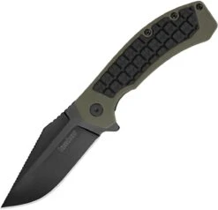 Couteau Kershaw Faultline Acier 8Cr13MoV Manche Green GFN KS8760 - Free Shipping