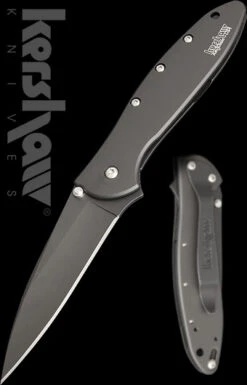 Couteau KERSHAW LEEK BLACK KS1660CKT - LIVRAISON GRATUITE